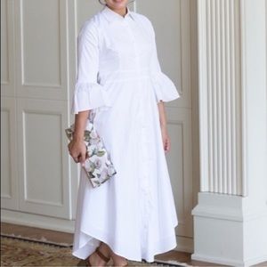 Dainty Jewells white shirt dress
